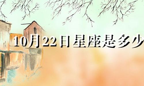 10月22日星座是多少