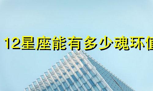 12星座能有多少魂环值