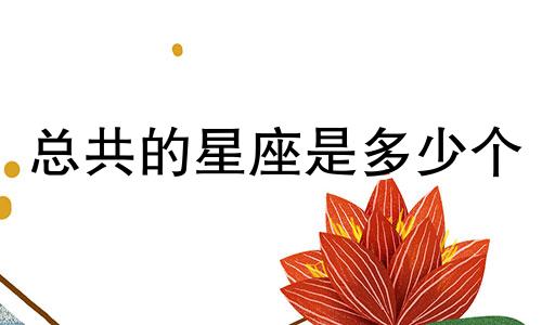 总共的星座是多少个