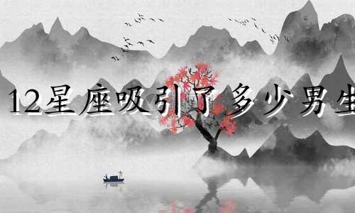12星座吸引了多少男生