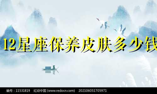 12星座保养皮肤多少钱