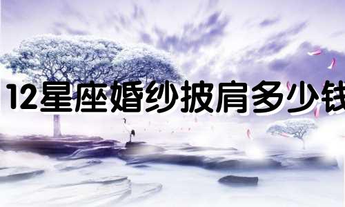 12星座婚纱披肩多少钱