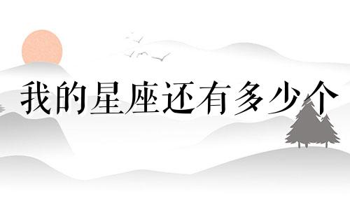 我的星座还有多少个