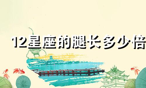 12星座的腿长多少倍