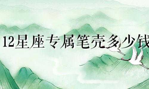 12星座专属笔壳多少钱